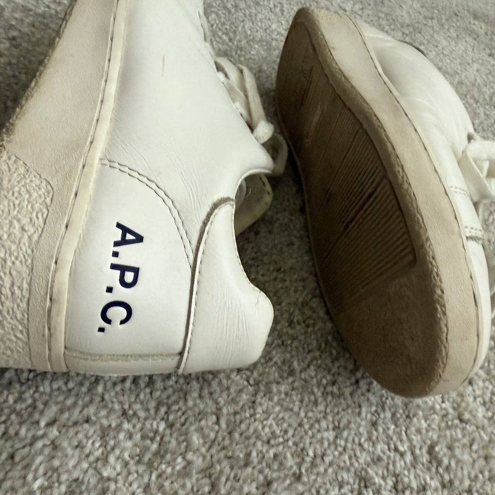 A.P.C white sneakers